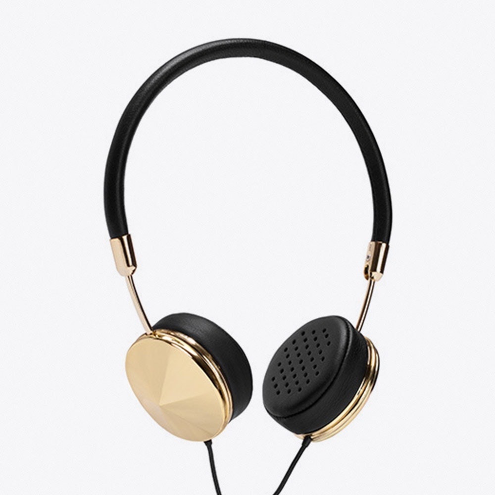 Frends Layla Headphones (black leather/gold) BNIB